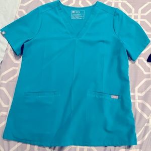 Figs scrub top no holes no stains.